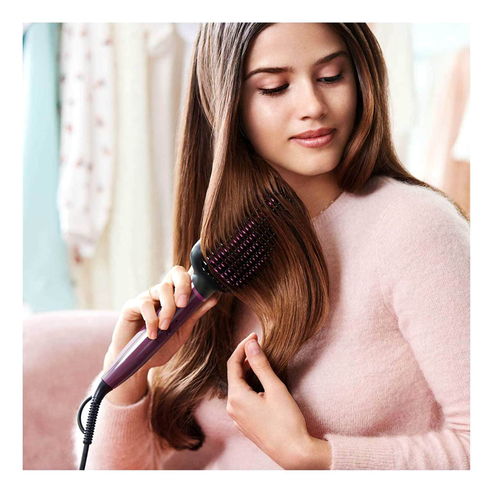 philips kerashine hair straightener brush