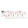 AFRA Japan Universal Extension Cord, 4 Way 3M, 4 Universal Sockets, 3 Meter Cable, Shock Proof, 250V, ESMA, ROHS, And CB Certified With 2 Years Warranty