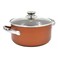 Prestige Ultra Non-Stick Covered Casserole with Glass Lid and Pan Holder 24cm 5.2L