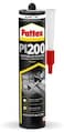 Pattex Construction Glue Adhesive Polymer, PL-200 weather - and aging - resistant, solvent - and isocyanate - free, over - paintable and sandable, neutral odour, low shrinkage.