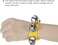Vibrant Red Nylon Wrist Jingle Bells - Adjustable, Comfortable &amp; Musical Accessory for All Ages(yellow, Jingle Bells)