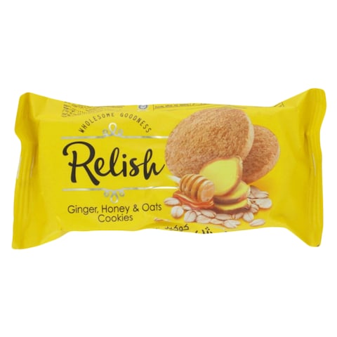 Relish Cookies Ginger Honey And Oats 42g