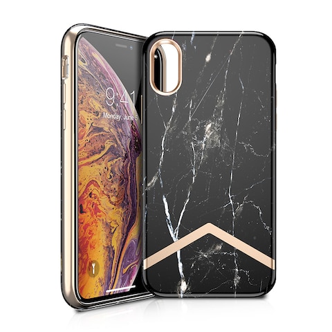 Avana Must iPhone XS Max cover/case - Carbon Marble