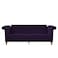 In House Serena 2 In 1 Sofabed Velvet Upholstered - Dark Purple