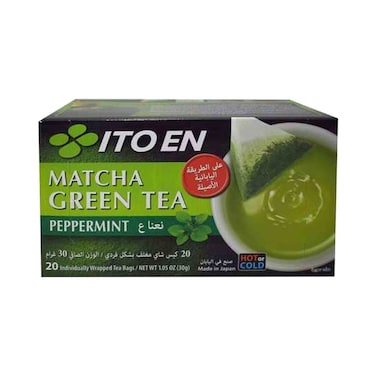 Ito En Matcha Green Tea Peppermint 20 Tea Bags