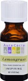 Aura Cacia Essential Oil Lemongrass .5 Fz