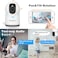 Inahom Pan &amp; Tilt Full HD 5MP Smart Camera with Wi-Fi Support 2.4G or 5G Wi-Fi Motion detection alarm Human Alarm Phone push alarm Supported max 128GB microSD card for recording and playback