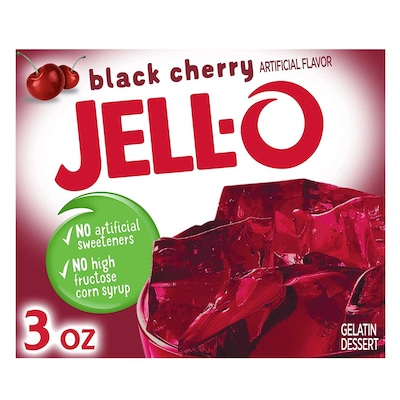 Jell O Cherry Gelatin 85g
