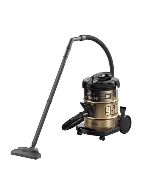 Hitachi Electric Drum Type Vacuum Cleaner 2100W CV950F 24CBS BK Gold/Black