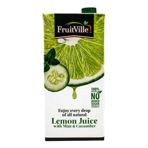 Fruitville Lemon Mint And Cucumber Juice 1L