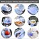 Lavish Cleaning Sponge Gloves, Dishwashing Gloves, Silicone Reusable Cleaning Brush Heat Resistant Scrubber Gloves For Housework, Kitchen Clean, Bathroom, Bathing, Car Washing. 1 Pair Blue