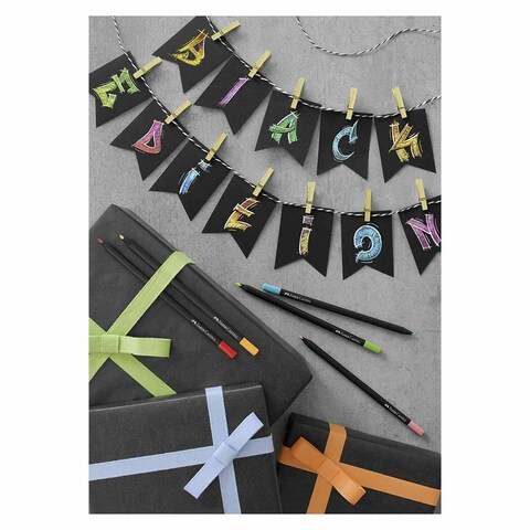 Faber-Castell Black Edition Colour Pencils Multicolour 12 PCS