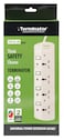 Terminator 4 Way Universal Power Extension Socket With 13A Plug And 5M Esma Approved
