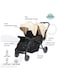 Moon Dois Foldable Twin Stroller - Red, 0M+