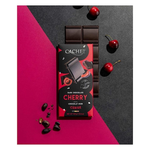 Cachet 57 Cherry Dark Chocolate Bar 100G