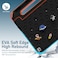 Moxedo Rugged Protective EVA Silicone Kids Case Cover, Shockproof DIY 3D Cartoon Pattern With Pencil Holder, Stand And HAndle Grip Compatible For Apple iPad 2021 (9th Gen) 10.2 inch (Black)