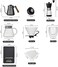 Coffee Maker 7 Piece Set with Portable Carry Case