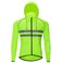 Tomshoo-Men Windproof Hooded Cycling Jacket Breathable High Visibility Reflective Bike Bicycle Riding Sports Coat Jacket