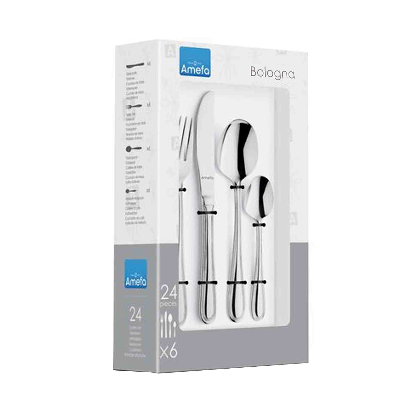 Amefa Bologna Cutlery Set 24Pcs