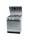 INDESIT Gas Cooker with 58 Litres Built-In Oven I6TG1GXGHEX Silver