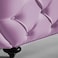 In House Romantic Chaise Longue Luxury And Romantic Design Sofa With Bed Mode Upholstery Pattern Of Velvet Fabric - Light Purple
