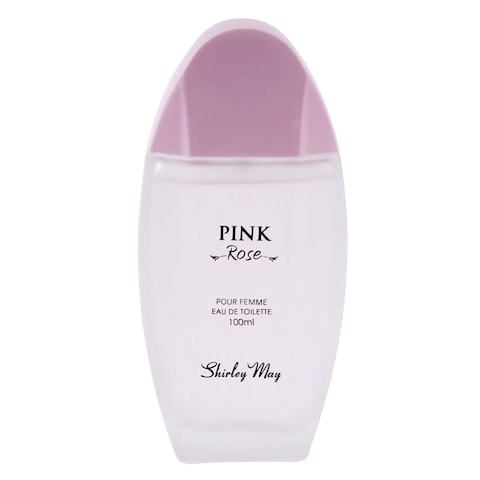 Shirley May Pink Rose Pour Femme Eau De Toilette Natural Spray 100ml