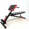 Marshal Fitness Multi-Functional Bench for Full All-in-One Body Workout Hyper Back Extension, Roman Chair, Adjustable Ab Sit up Bench, Decline Bench, Flat BenchMf-0072