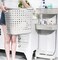 Theresa 3-Tier Laundry Basket Organizer Rack With Wheels