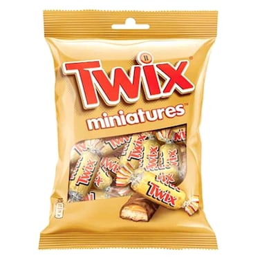 Twix Chocolate Mini Bars Whose Core Is Made Of Caramelcoated Biscuits, Which Is Again Coated I