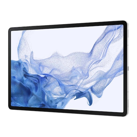 سامسونج جالاكسي تاب S8 Plus - شاشة 12.4 بوصة 256 جيجابايت/8 جيجابايت شريحة واحدة بشبكة الجيل الخامس - فضي