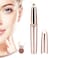 Eyebrow Hair Remover, ELECDON Painless-Precision Eyebrow Trimmer Brows Epilator Eye Brow Facial Face Razor for Face Lips Nose Facial Hair Removal with LED Light for Women Men (Rose Gold)