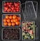 Vsell24 500Pc 500Ml Clear Plastic Microwave Containers With Lids For Takeaway Lunch Office Pack And Spices Food Storage