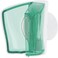 Flipper Toothbrush Cover &amp; Toothbrush Flp Twigo Basic Combo Pack, Soft Bristles, For Adults, Made In Malaysia, Mountain Green