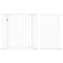 Baby Safe - Metal Safety  LED Gate w/t 45cm Extension - White