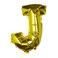 16" Gold Foil Letter J Balloon