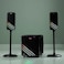 Geepas 2.1 CH Multimedia Speaker System With Remote Control, 50000W PMPO Speaker Unit - 2 Year Warranty