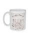 muGGyz Lion King Printed Ceramic Mug White/Brown/Red 8x9.5x8centimeter