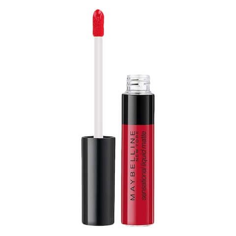Maybelline New York Sensational Liquid Matte Lipstick 03 Flush It Red 7ml