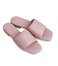 AMICA Ariana Women's Slide Sandal - Quilted Square open Toe Slip On Sandal with Low Heel in Pink