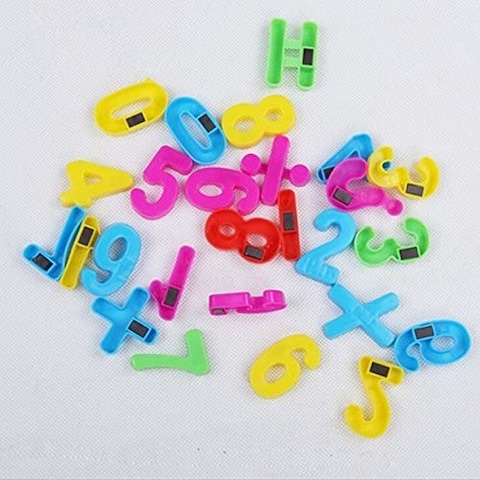 Generic - Set Of 26 Colorful Teaching Magnetic Numbers Fridge Magnets Alphabet