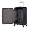 Eminent 4 Wheel Soft Casing Expandable Recycled Large Luggage Trolley 71cm&nbsp;Black V6101