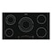 Ariston 5 Radiant Plate Burner Touch Control Built-in Electric Hob HR9012B Black 90cm