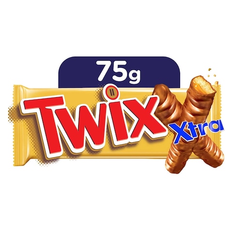 TWIX EXTRA CHOCOLATE BISCUIT 75G