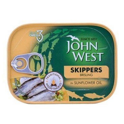 John West Skippers Sunflower Oil 106 Gr  - Canned Fish