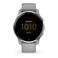 Garmin Venu 2 Plus Silver Stainless Steel Bezel With Powder Grey Case And Silicone 010-02496-10