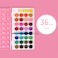 Generic-36 Colors Solid Watercolor Paint Pigment Drawing Painting Set Art Supplies Vivid Colors with a Paintbrush for Artists Beginners Students Kids