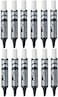 Generic Pentel Mwl6-Aa Maxiflo White Board Marker Set Of 12, Black