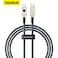 BASEUS Unbreakable Series for iPhone 15 Series 1m Type-C to Type-C 100W Fast Charging Data Cable iPhone 15/Pro/Max/Note series Samsung/LG/Huawei/Lenovo/Nokia/Vivo/Sony/Pixel/Xiaomi - Stellar White