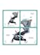 Moon Ritzi Cabin Stroller Lightweight Portable Travelling |One Hand Fold |Age Group 3 Months And Above