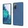 Soft Silicone Blue Case Cover For Samsung Galaxy S20 Fe